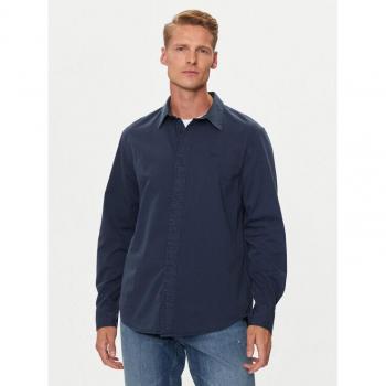 Lee Hemd 112355737 Marineblau Regular Fit