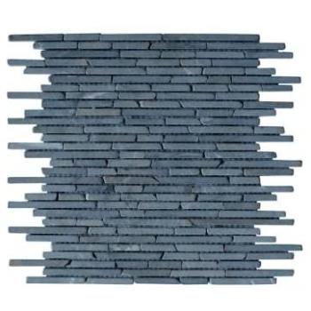 Set Mosaico Marmo Antracite per Pavimenti e Pareti
