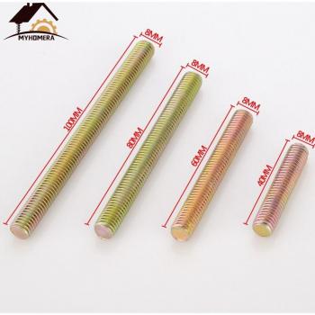 Manija de cajón cepillada/plateada, tirador de puerta de cristal para ducha, tornillo de 30-100mm
