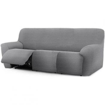 Copridivano Jaz 3 posti recliner grigio