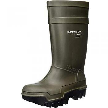 Dunlop Purofort Thermo+ Green Safety Wellingtons PU S5