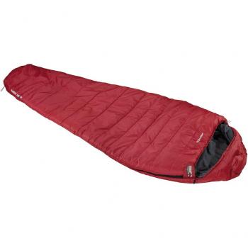 High Peak Redwood 3 Sleeping Bag Dark Red Grey