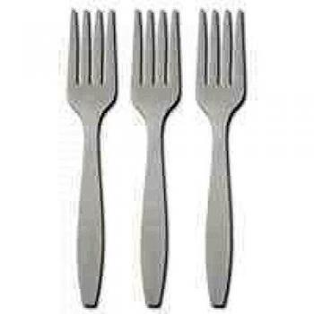 CPD Plastic Fork, Pack of 100, White