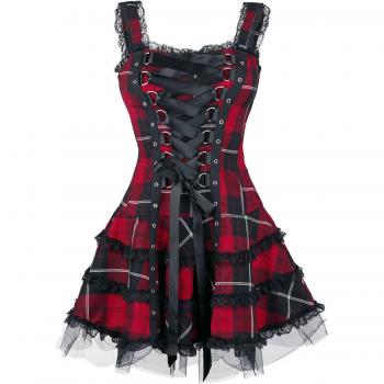 Hell Bunny Harley Tartan Dress