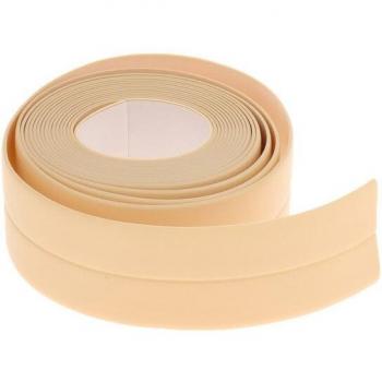 Bande murale anti‑fuite en PVC blanc – 2 m x 2,2 cm auto‑adhésive
