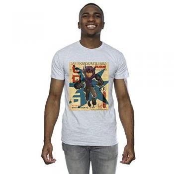 Disney Big Hero 6 Baymax & Hiro Grey Shirt