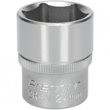 Sealey 1/2 Drive Hexagon WallDrive Socket Metric