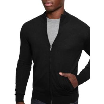Guess Fred Rits Sweater – Zwarte Versie
