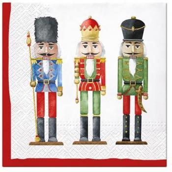 Pack de 20 serviettes en papier Casse noisette