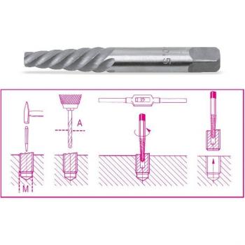 Beta Tools 1430 Tapered Screw Extractor M24-M33