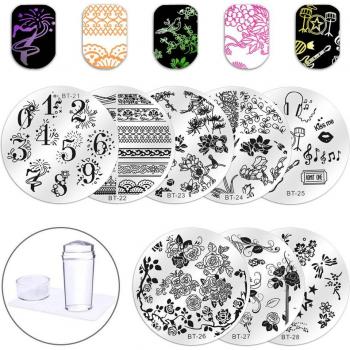 Floral and Animal Nail Art Stamping Plates