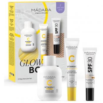Mádara Glow Boost 3 Step Skincare Set