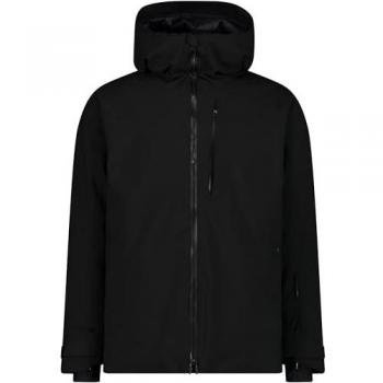 CMP Männer‑Skijacke mit Kappe, Schwarz, 56