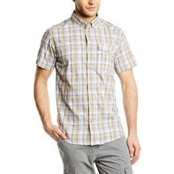 Camisa Craghoppers Calta para hombre, color Gris (Quarry Grey Combo), talla S