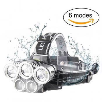 Lampe Torche 5/6 Modes pour Grotte Exploration