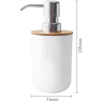ONEUP Bathroom Set with Soap Dispenser and Toothbrush Holder
