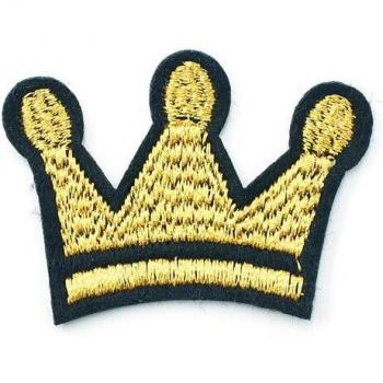CROWN 3.5x4.7cm Jacket Badge Patch