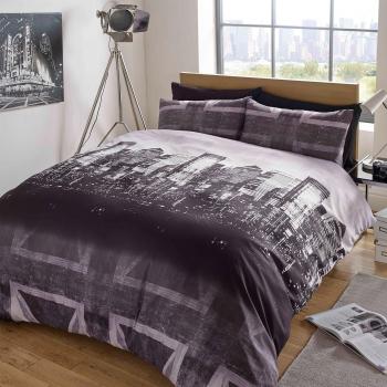 King's Charcoal/Black Duvet with Pillow Case