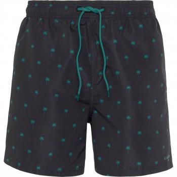 S.Oliver Strandshorts mit tropischem Design