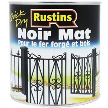 Rustins Quick Dry Matt Black Paint 1L