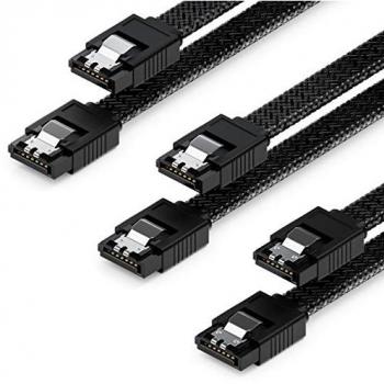 DeleyCON SATA 3 Kabel Set 60cm mit zwei L-Steckern
