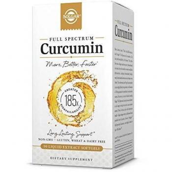 Capsules de Curcumine Solgar 185 Softgels – 90 unités