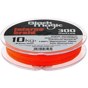 Unisex Black Magic Inferno 300m Orange Braided Fishing Wire – 0.23 mm