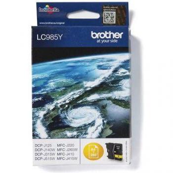 Brother LC-985Y – Gelbe Ersatzpatrone für Brother