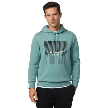 Felpa Hackett Club Cappuccio Verde Menta L