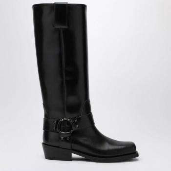 Valentino Garavani Stivale Rockstud in pelle Nero Taglia 36