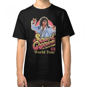 T-shirt XL « Randy Watson – RockShark : Sexual Chocolate World Tour 88 – Noir »