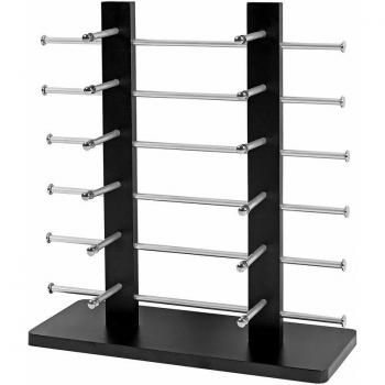 Moderno Espositore Occhiali Vendee T538 12 Sezioni Nero