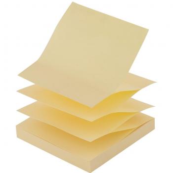 Donau Notizbuch Z-Note 76x76mm Selbstklebend Hellgelb 100 Notizen