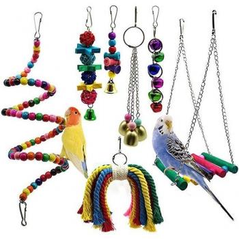 7PCS Bird Chewing and Biting Toys