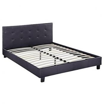 Letto Nero Julia 140 x 190 cm