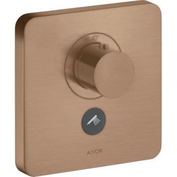 Axor Starck Highflow Thermostat Unterputzarmatur in Brushed Red Gold
