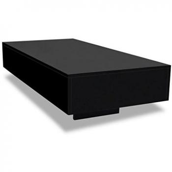 VidaXL Black Glossy Coffee Table