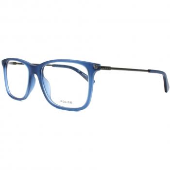 Empire 3 Police Brille VPL563 – 955M, blaue Damen/ Herren, quadratischer Stil
