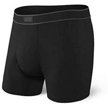 Bóxer Briefs SAXX Daytripper para hombre con soporte de bolsa de estadio X-Grande Negro