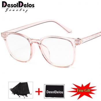 Lentes Retro Claros con Montura de PC