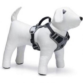 4. BeeTees Parinca Black Y‑Harness 76‑96 + Collare + Guinzaglio