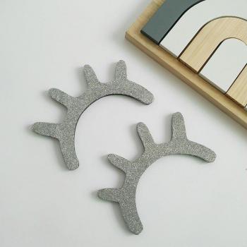 DIY-Zauberstab Set aus Holz (2 Stk) – 3D‑Augen‑Wimpern Aufkleber für Wohnzimmer