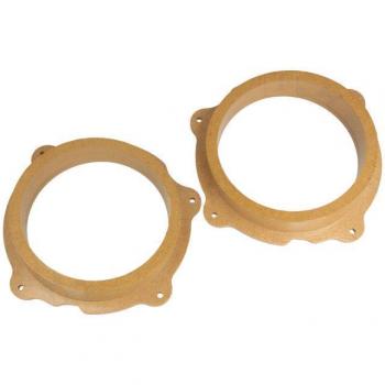 Adaptateurs pour Citroën C5 165mm AV AR en Bois MDF imprégnés vernis