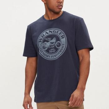 Camiseta de manga corta Wrangler azul para hombre