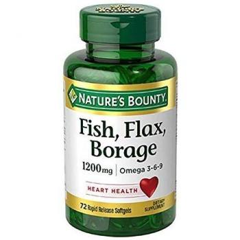 Nature's Bounty Natural Mix Omega Integratore per Pelle e Articolazioni, 60 Softgels