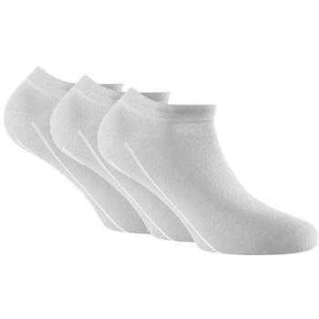 Rohner Herren Basic Sneaker-Bambus-Socken – 3er Pack, Größen 39 bis 42, Weiß