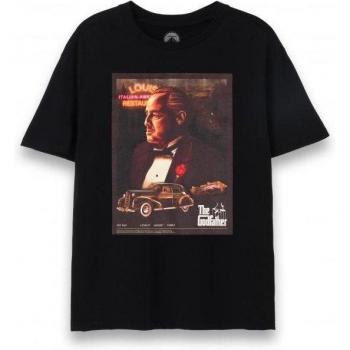 Godfather Men's Italian Cafe Shirt, Small, Black