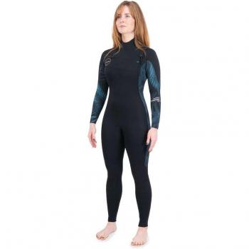 Dakine Quantum Femme 3/2 mm Combinaison Zip Chest Noir-Bleu