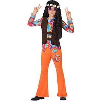 Orange Hippie Dräkt för Barn (2 Pcs)