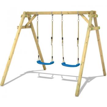 Wickey Smart Move Children's Swing Set with Climbing Extension